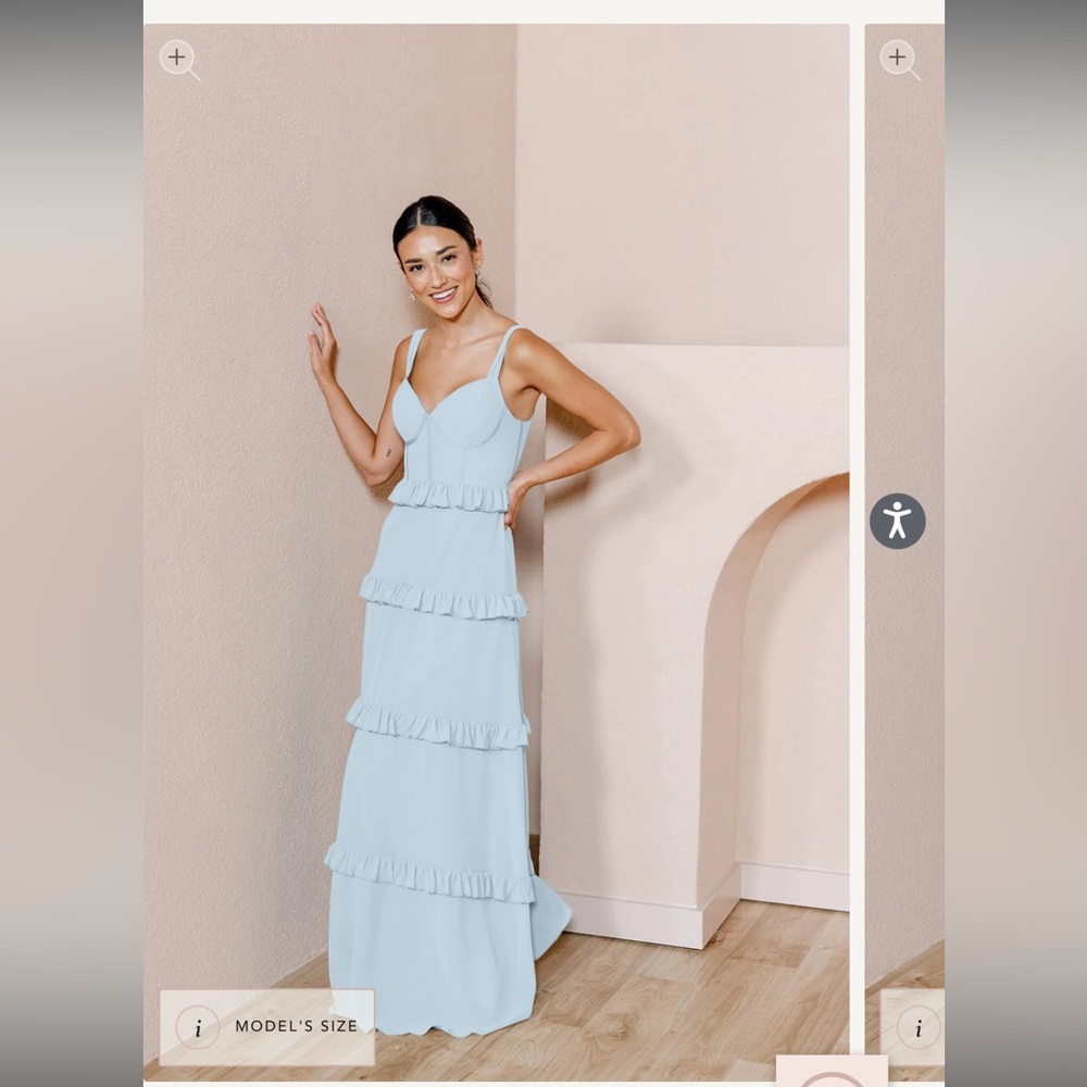 Revelry Light Blue Maxi Dress